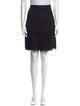 Tory Burch Pleated Accents Knee-Length Skirt