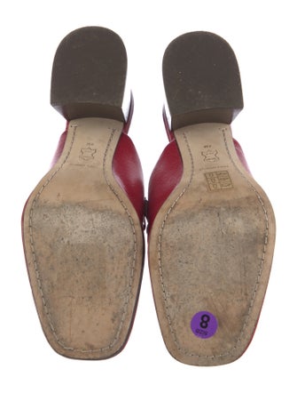 Tory Burch Leather Mules