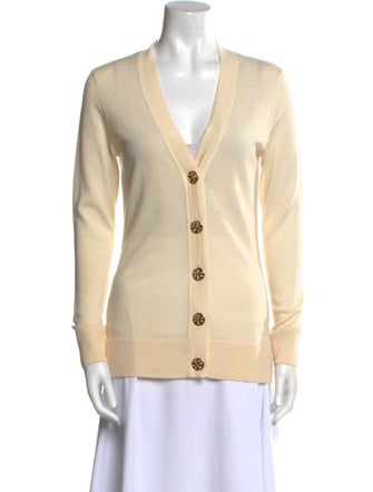 Tory Burch Merino Wool V-Neck Sweater