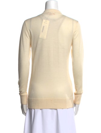 Tory Burch Merino Wool V-Neck Sweater