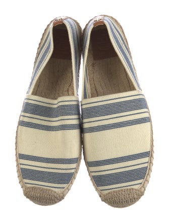 Tory Burch Canvas Striped Espadrilles