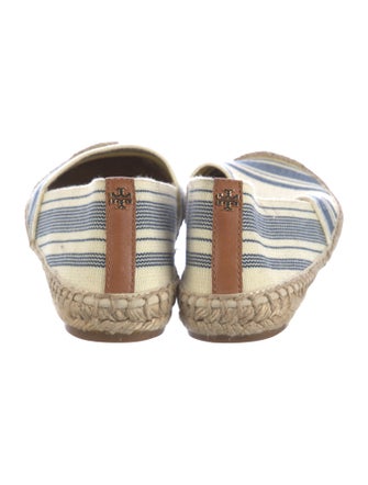 Tory Burch Canvas Striped Espadrilles