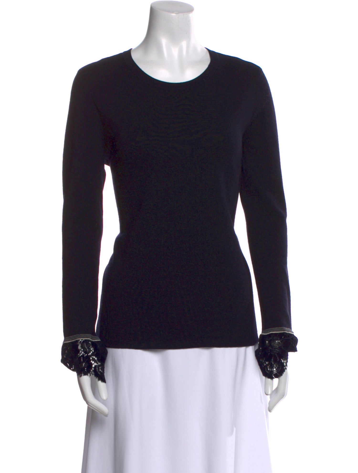 Tory Burch Merino Wool Scoop Neck Sweater