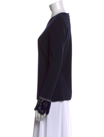 Tory Burch Merino Wool Scoop Neck Sweater