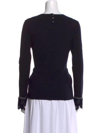 Tory Burch Merino Wool Scoop Neck Sweater