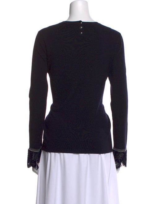 Tory Burch Merino Wool Scoop Neck Sweater