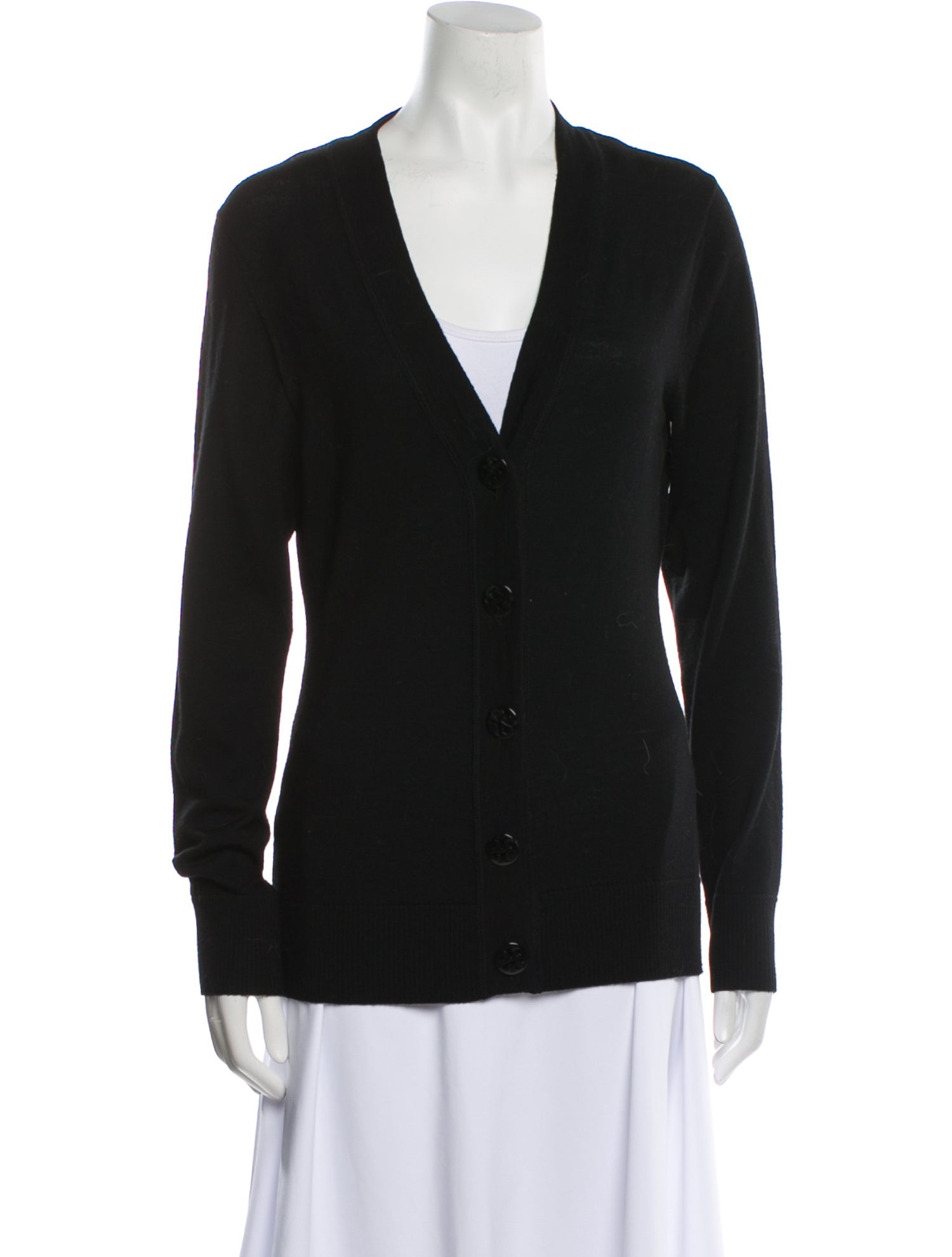 Tory Burch Merino Wool V-Neck Sweater