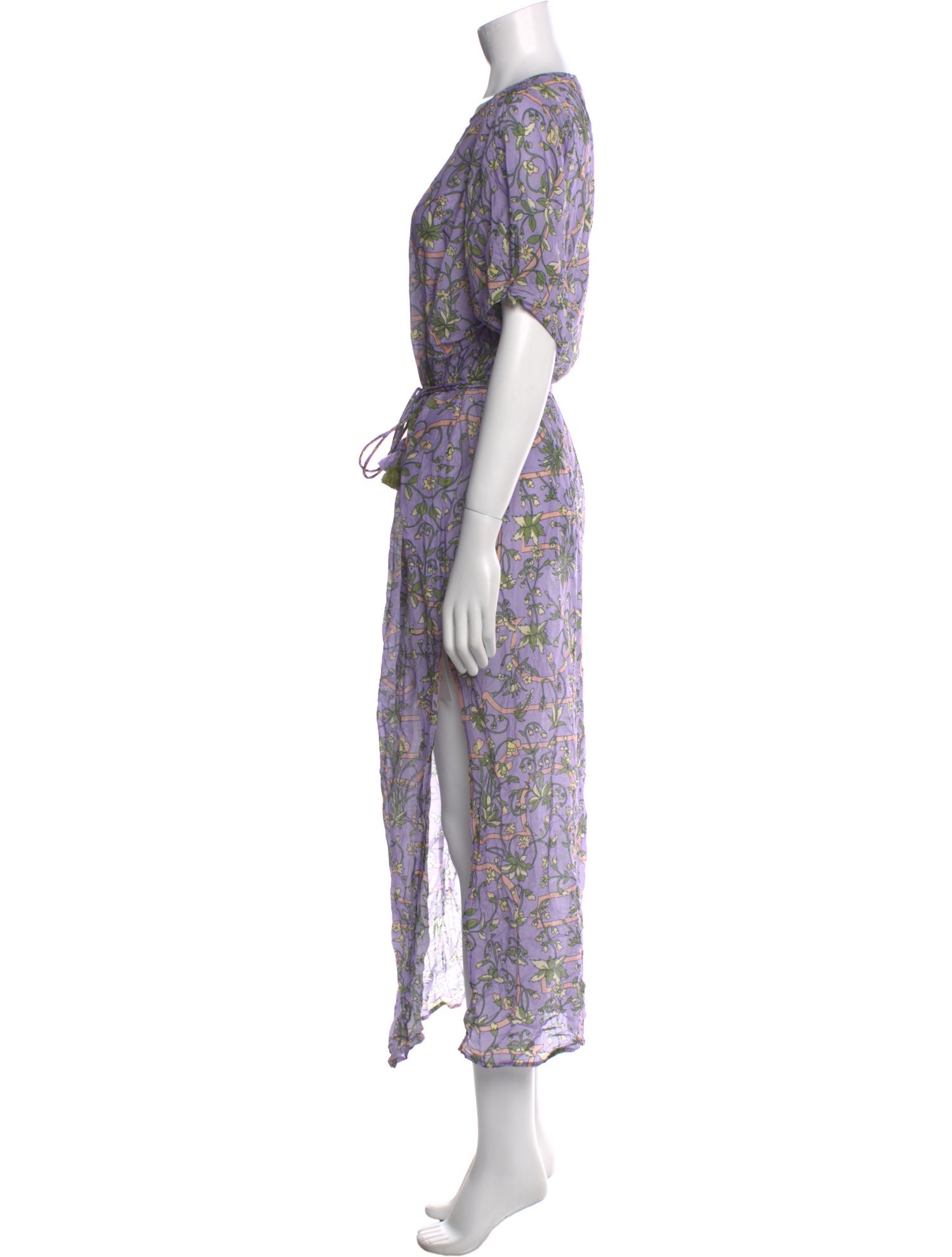 Tory Burch Floral Print Long Dress