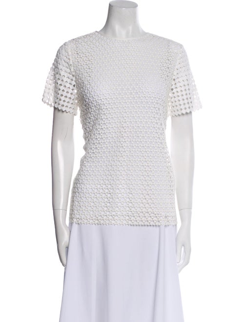 Tory Burch Crew Neck Short Sleeve T-Shirt