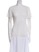 Tory Burch Crew Neck Short Sleeve T-Shirt