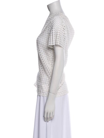 Tory Burch Crew Neck Short Sleeve T-Shirt