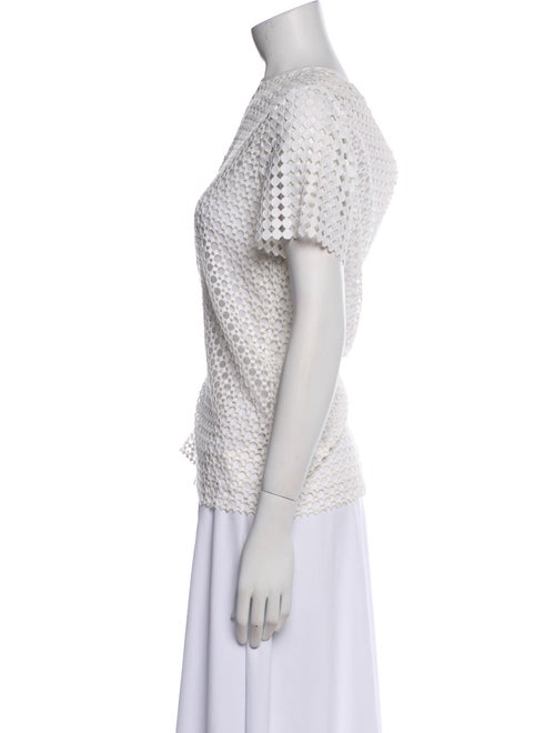 Tory Burch Crew Neck Short Sleeve T-Shirt