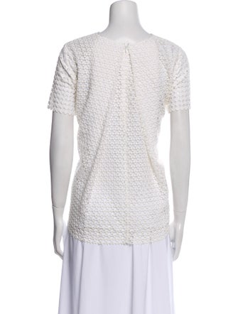 Tory Burch Crew Neck Short Sleeve T-Shirt