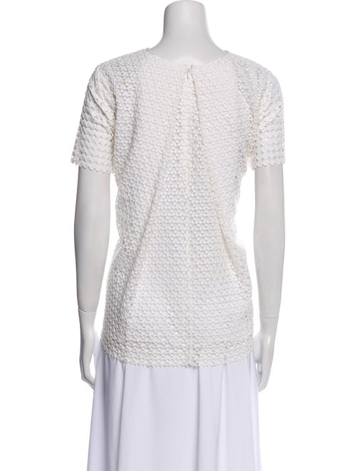 Tory Burch Crew Neck Short Sleeve T-Shirt