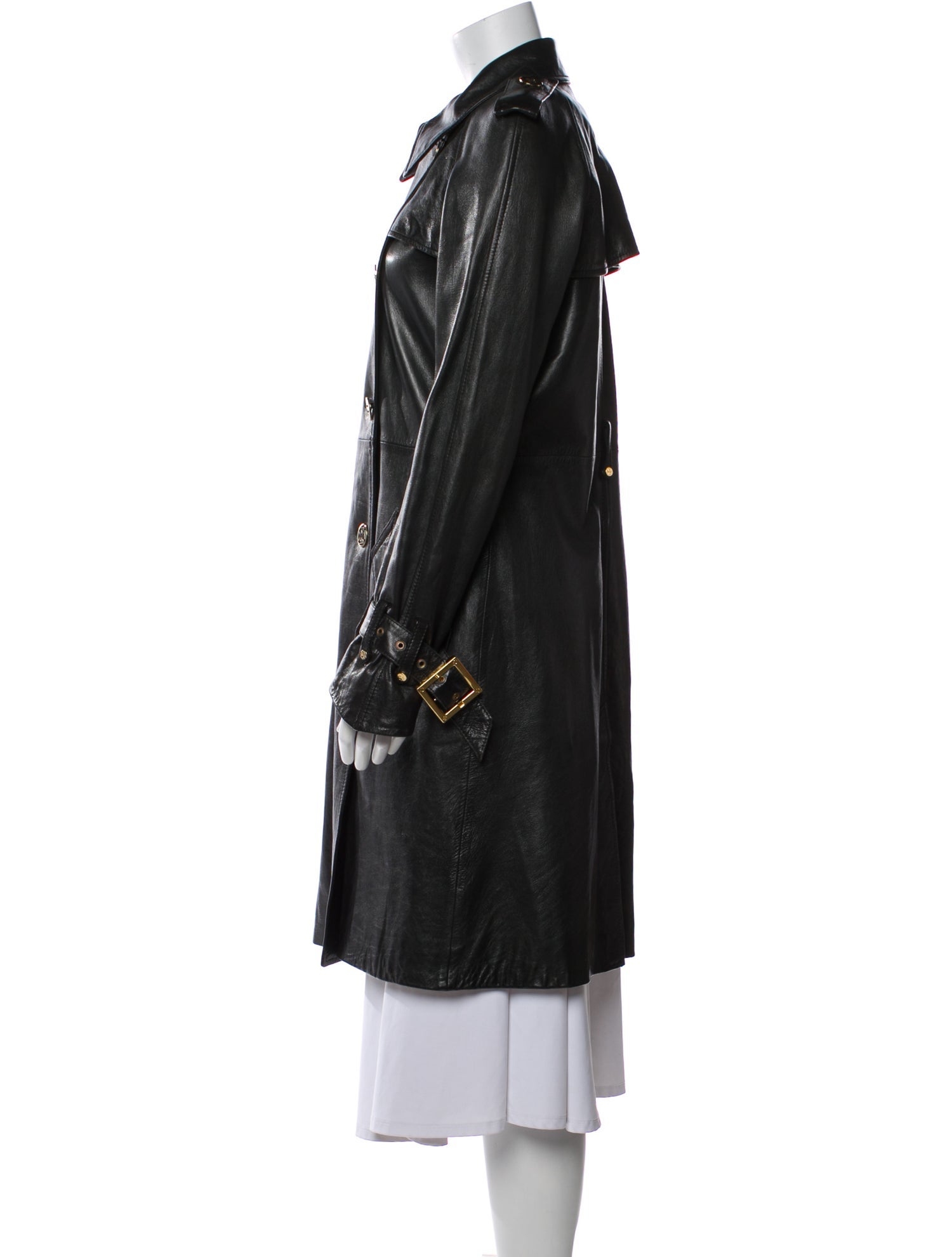 Tory Burch Leather Trench Coat