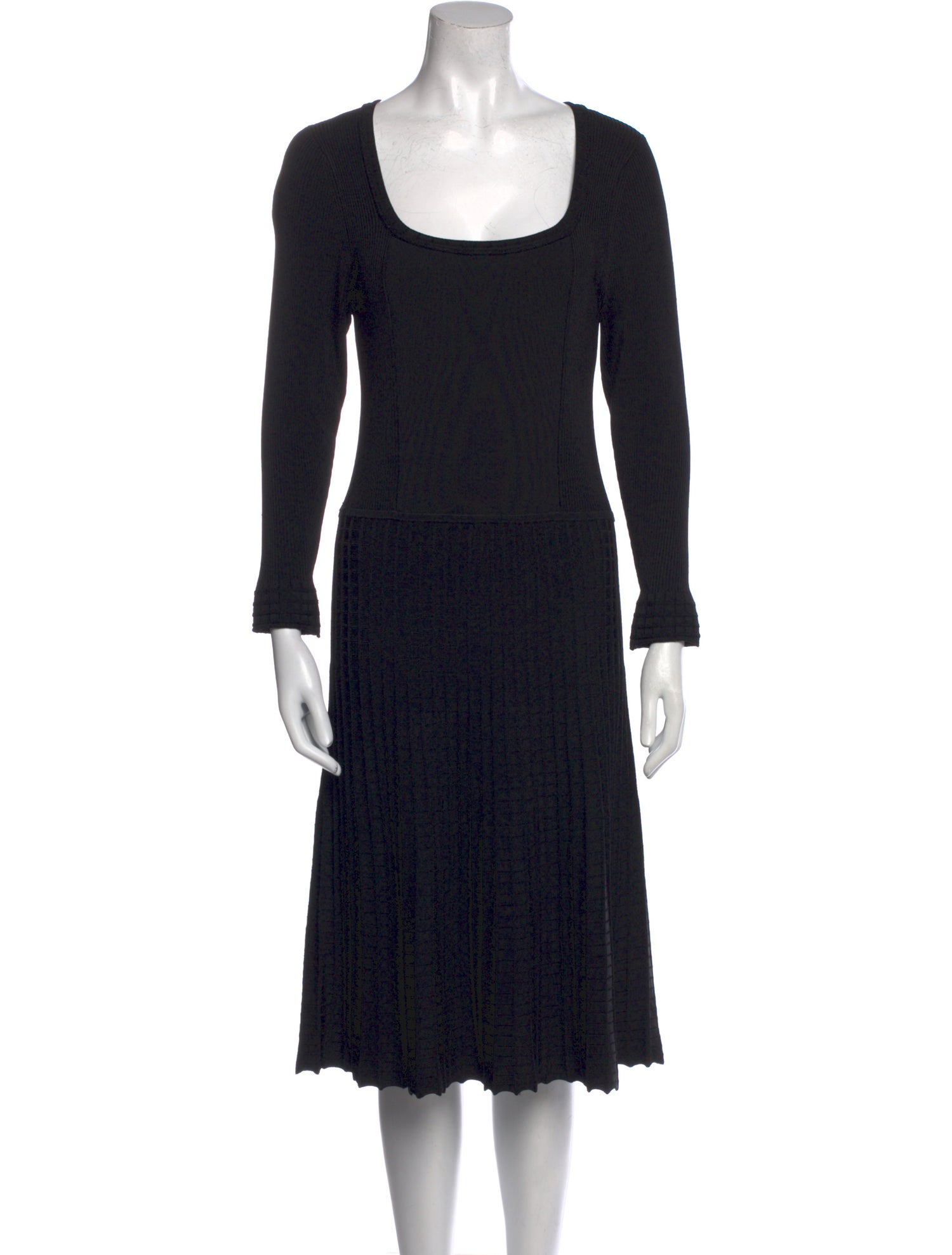 Tory Burch Scoop Neck Midi Length Dress