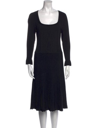 Tory Burch Scoop Neck Midi Length Dress