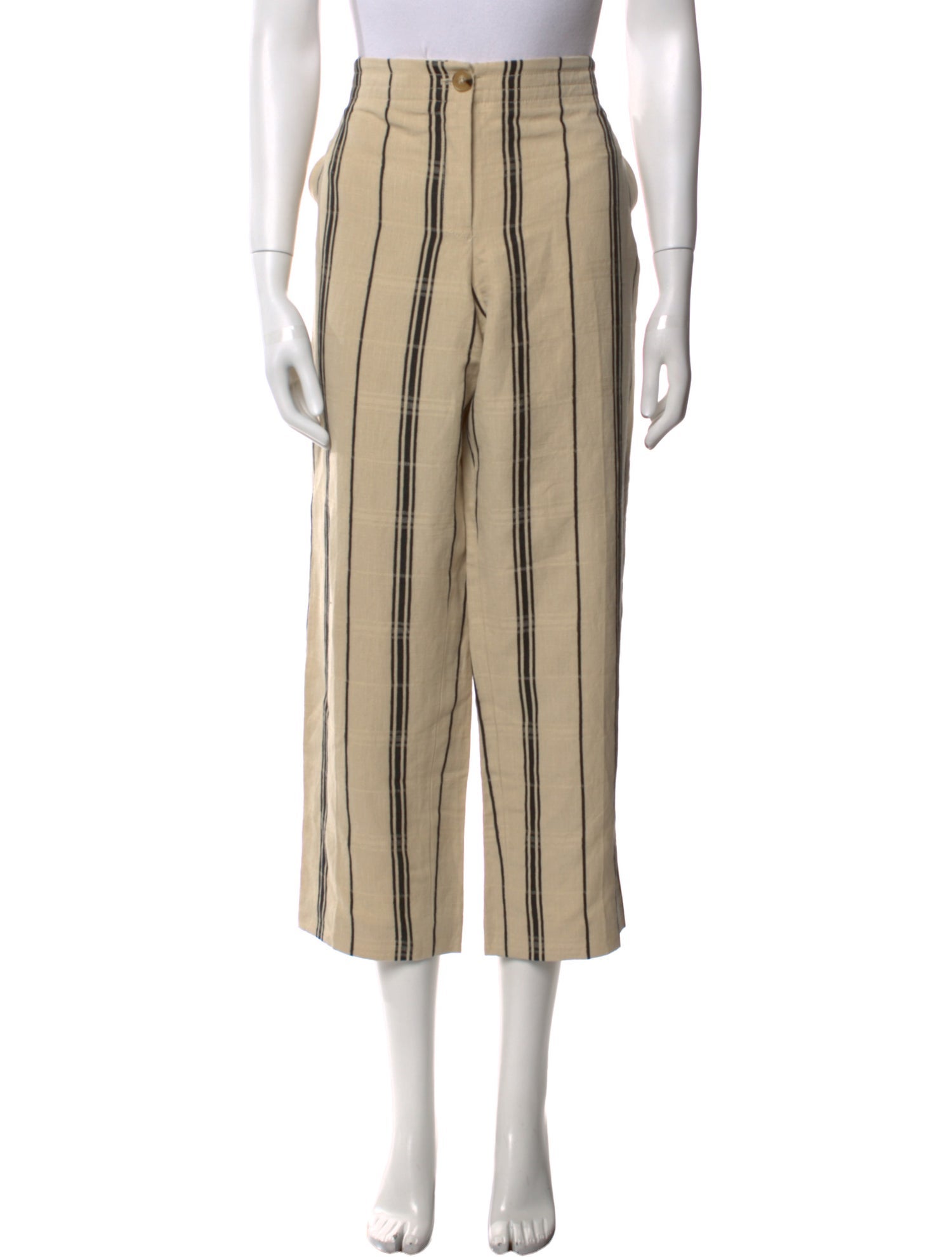 Tory Burch Striped Wide Leg Pants