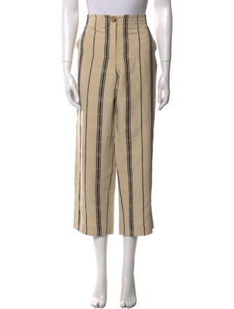 Tory Burch Striped Wide Leg Pants