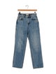 Tory Burch High-Rise Straight Leg Jeans