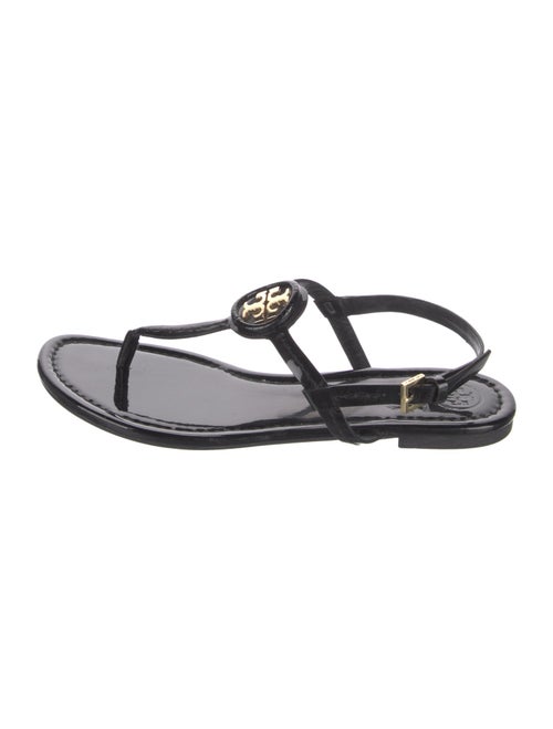 Tory Burch Patent Leather T-Strap Sandals
