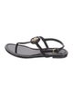 Tory Burch Patent Leather T-Strap Sandals