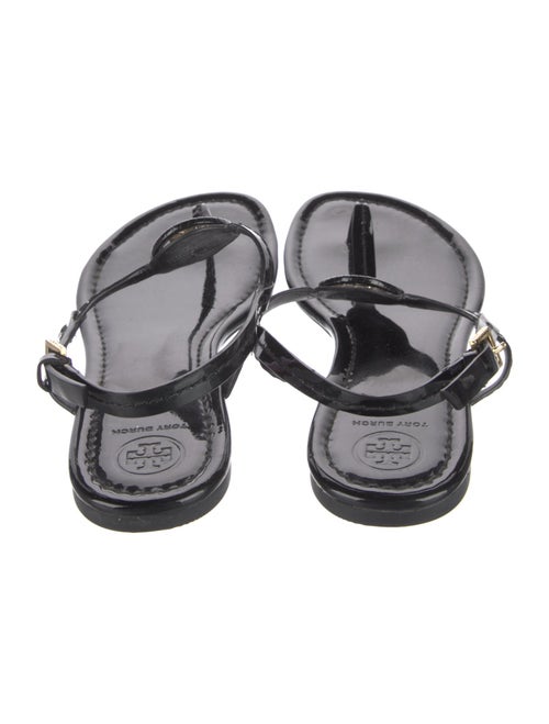 Tory Burch Patent Leather T-Strap Sandals