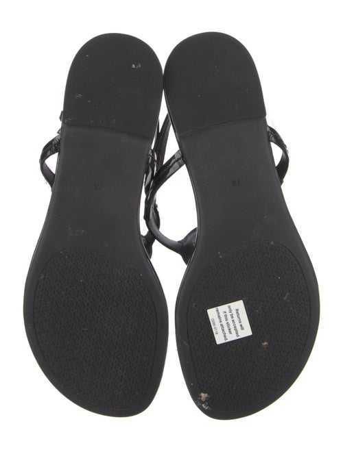 Tory Burch Patent Leather T-Strap Sandals