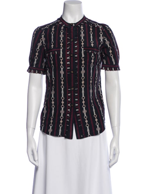 Tory Burch Silk Printed Blouse
