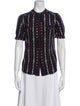 Tory Burch Silk Printed Blouse