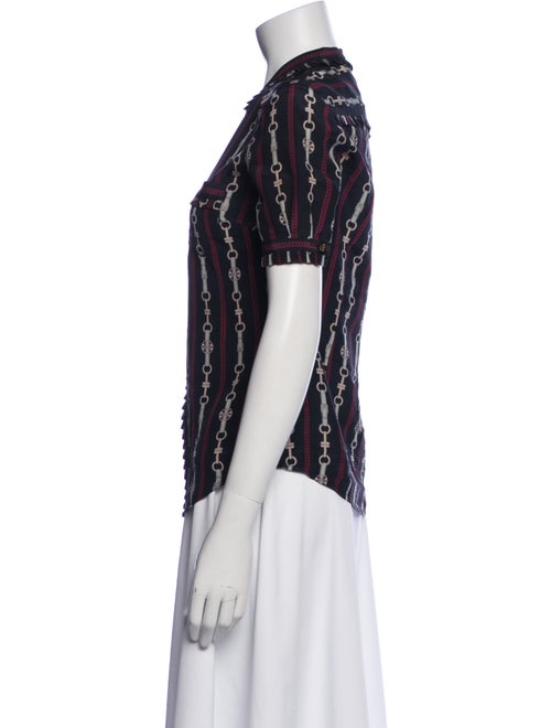 Tory Burch Silk Printed Blouse