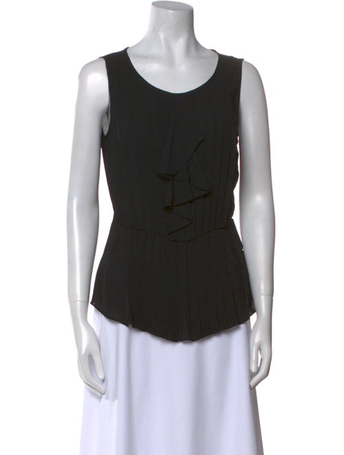 Tory Burch Silk Scoop Neck Top