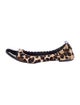 Tory Burch Ponyhair Animal Print Ballet Flats