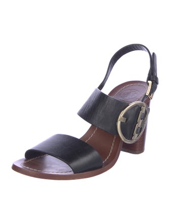 Tory Burch Leather Slingback Sandals