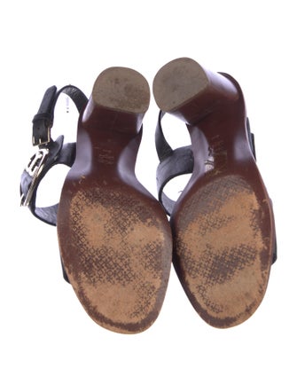 Tory Burch Leather Slingback Sandals