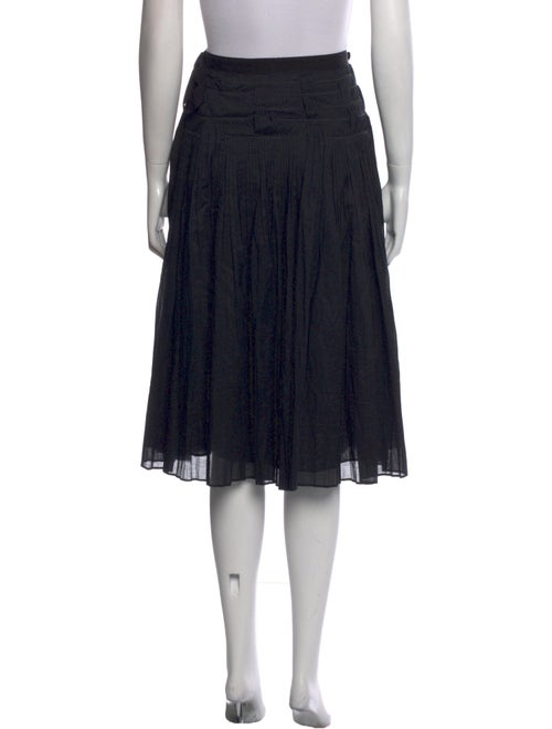 Tory Burch Pleated Accents Midi Length Skirt