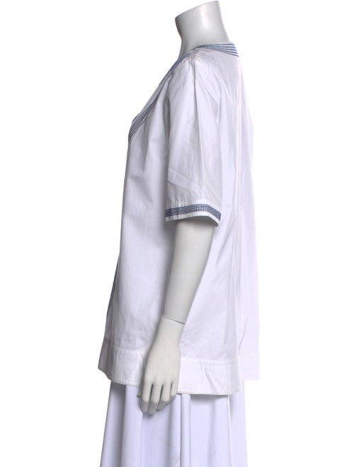 Tory Burch V-Neck Short Sleeve Tunic