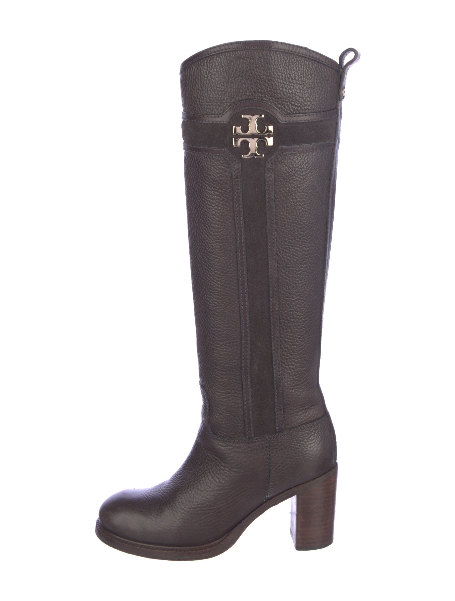 Tory Burch Leather Riding Boots