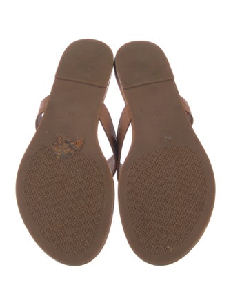 Tory Burch Leather Slides