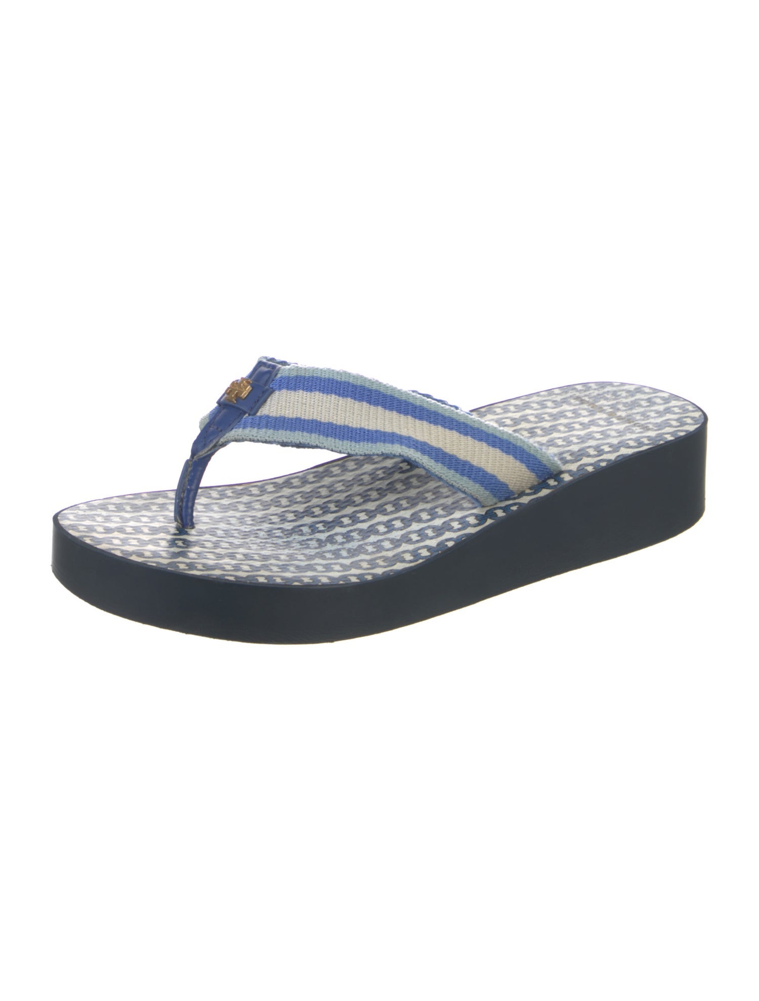 Tory Burch Rubber Printed Flip Flops