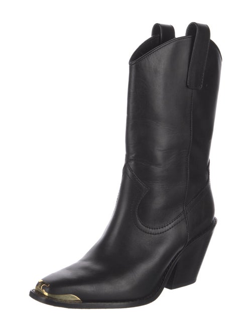 Tory Burch Leather Western Boots