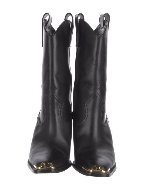 Tory Burch Leather Western Boots