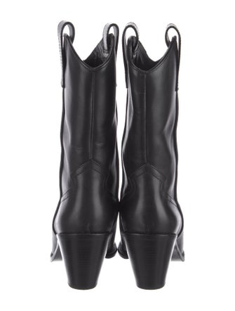 Tory Burch Leather Western Boots