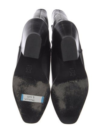 Tory Burch Leather Western Boots