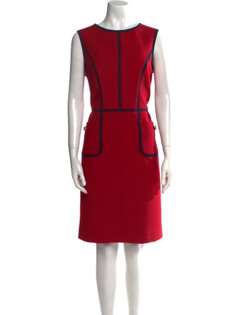 Tory Burch Crew Neck Knee-Length Dress
