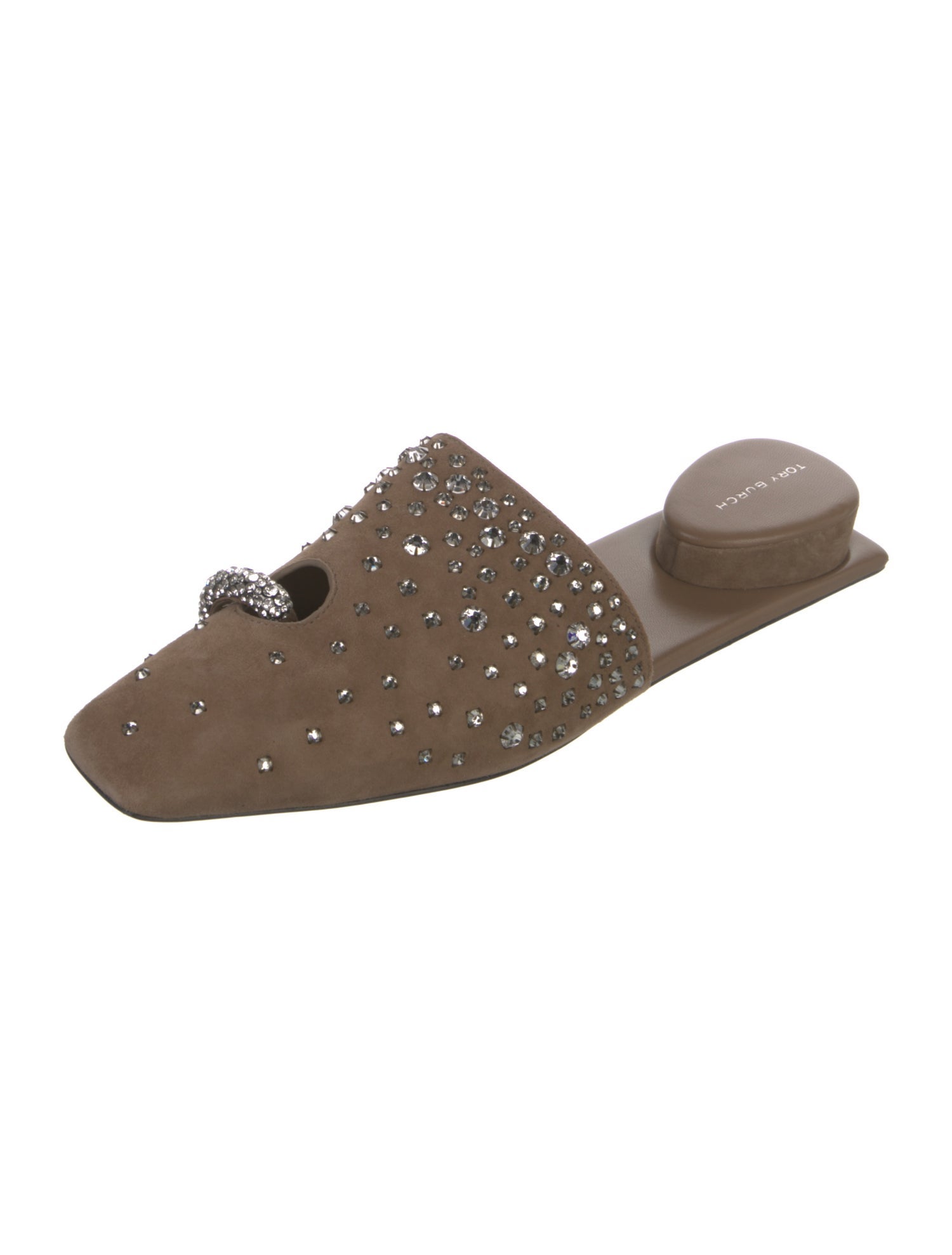 Tory Burch Suede D'Orsay Flats