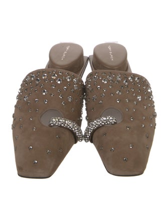 Tory Burch Suede D'Orsay Flats