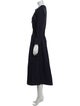 Tory Burch Crew Neck Long Dress