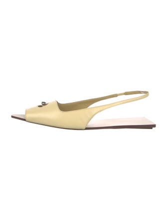 Tory Burch Leather Slingback Flats