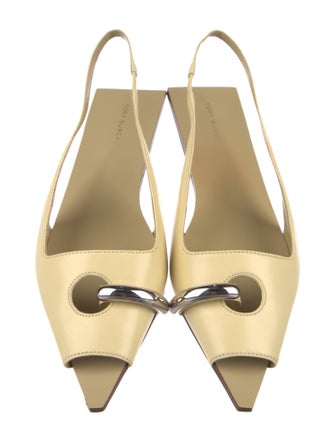 Tory Burch Leather Slingback Flats